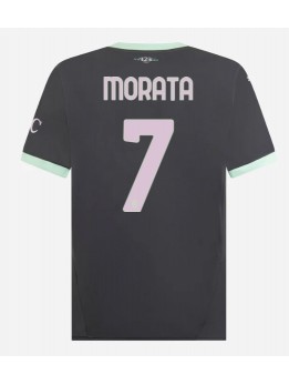 AC Milan Alvaro Morata #7 Rezervni Dres 2024-25 Kratak Rukavima